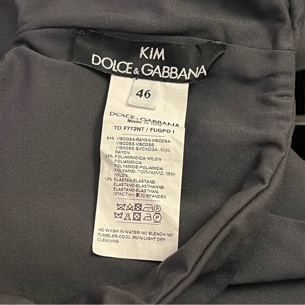 Dolce & Gabbana CrossOver Top Gray Size 46 US size 10 - Picture 10 of 16